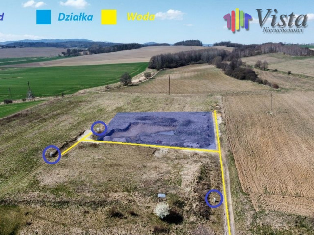 Działka z projektem domu w cenie.